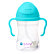 b.box Hrnček so slamkou - aqua 240 ml