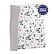 Bomimi Spieldecke 120x120, doppelseitiger mobiler Zoo, grau