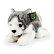 Rappa Plyšový pes husky ležiaci 20 cm ECO-FRIENDLY