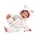 Llorens 63312 LITTLE BABY realistická bábika bábätko s mäkkým látkovým telom 32 cm