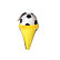 SPORTO Hütchen mit Fußball