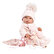 Llorens NEW BORN HOLČIČKA realistická panenka miminko s celovinylovým tělem 43 cm
