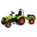 FALK Šliapací traktor Claas Arion 430 s vozíkom