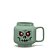 Cana din ceramica LEGO 530 ml - schelet verde