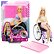 Mattel Barbie Modelka na invalidnom vozíku v kockovanom overale