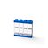 LEGO Zberateľská skrinka na 8 minifigúrok modrá