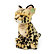 Rappa Plyšový serval 30 cm ECO-FRIENDLY