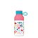 Quokka Plastová láhev Ice Kids s poutkem Flowers 430 ml