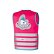 WOWOW - dětská reflexní vesta - Crazy Monster Jacket Pink M