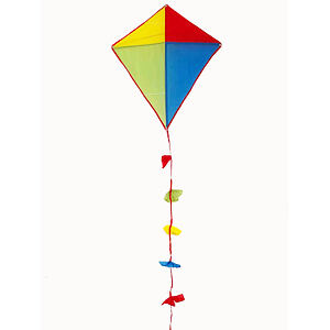 Teddies Drak lietajúci nylon 70x60cm farebný v sáčku