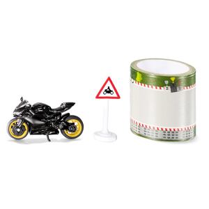 SIKU Blister - Motorrad mit Straßenstreifen