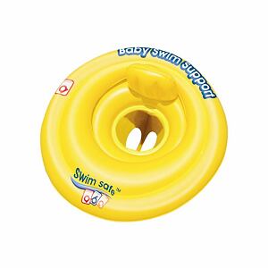 Nafukovací baby sedací kruh s opierkou, priemer 69cm