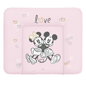 CEBA Podložka prebaľovacia mäkká na komodu (85x72) Disney Minnie & Mickey Pink