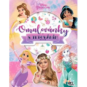 Jiri Models Omaľovánky s tetovaním Disney Princezné