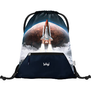 BAAGL Školní sáček s kapsou Space Shuttle