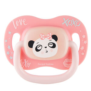 Canpol babies Cumlík silikónový symetrický EXOTIC ANIMALS 6-18m 1ks panda