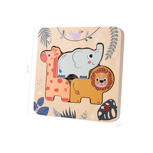 Zopa Dřevěné puzzle hlavolam