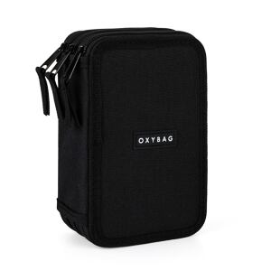 Oxybag Penál 3 patrový prázdný UNICOLOR černý