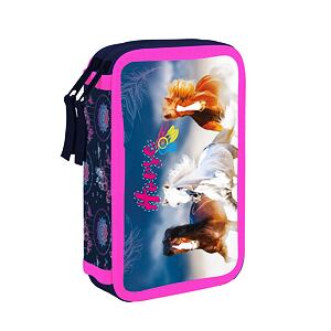 Oxybag Penál 2 patrový prázdný kůň