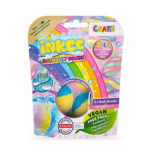 INKEE Multipack šumivá bomba do vane - Dúha