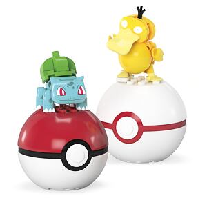 Mattel Pokémon Mega Pokéball - Bulbasaur a Psyduck