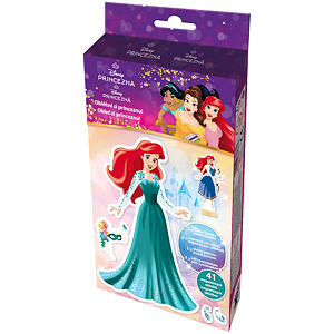 Jiri Models Magnetické obliekanie s omaľovánkou Disney Princezné