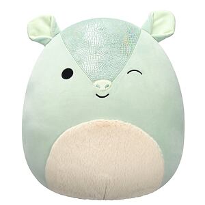 SQUISHMALLOWS Pásovec s chlupatým bříškem - Arilla, 40 cm