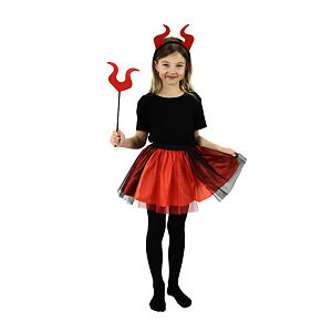 Rappa Dětský kostým TUTU sukně čertice