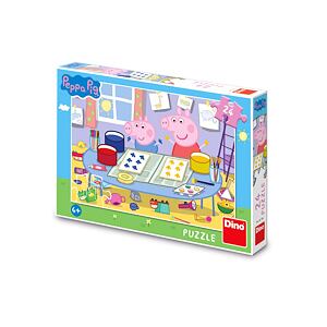 Dino Peppa Pig: Výtvarník 24 dílků Puzzle