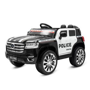 Baby Mix Dětské elektrické autíčko Police 4x4 černé