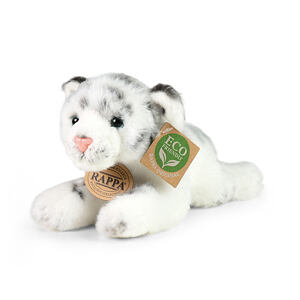 Rappa Plyšový tiger biely ležiaci 17 cm ECO-FRIENDLY