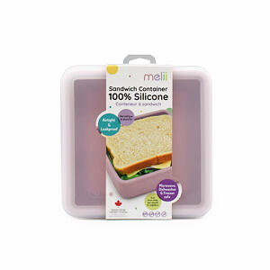 Melii Silikonová krabička na sendvič 790 ml - růžová