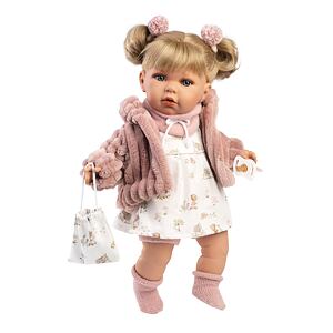Llorens 42408 JULIA realistická bábika so zvukmi a mäkkým látkovým telom 42 cm