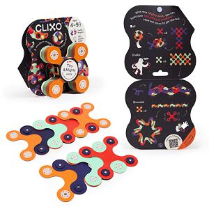 CLIXO Tiny & Mighty Space - magnetická stavebnica 9 kusov