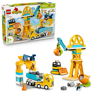 LEGO® DUPLO® 10476 Stavenisko a vozidlá 3 v 1