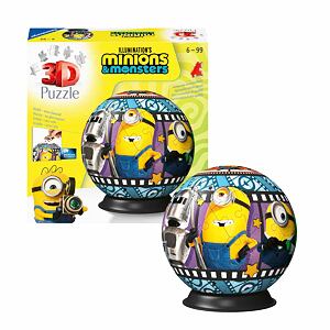 Ravensburger Puzzle-Ball Mimoni 3, 73 dílků