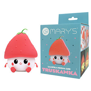 Mary's LED Silikónová nočná lampička jahôdka