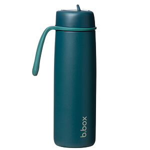b.box Nerezová termolahev s brčkem 690 ml - sea glass