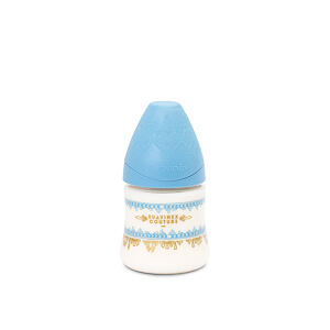 Suavinex PREMIUM FĽAH 150 ml SILIKÓN - SVETLO MODRÁ
