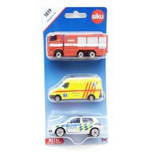 SIKU Set aut policie, hasiči, ambulance - česká verze