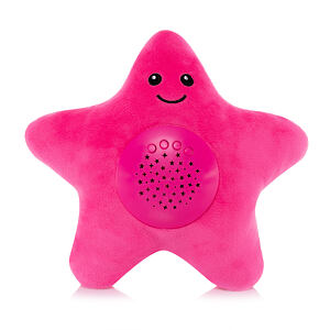 Zopa Plyšová hračka Hvězdička s projektorem, pink