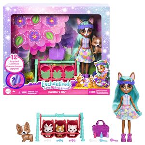 Mattel Enchantimals Panenka a miminka, více druhů