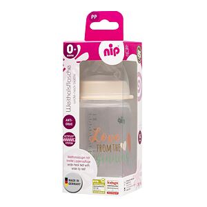 NIP Fľaša PP, široká, silikón-M, 260, uni