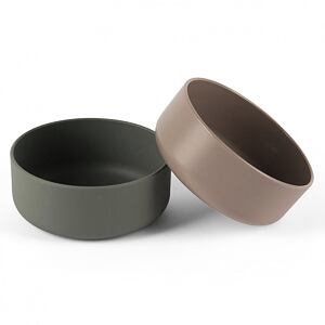 Dantoy Tiny Bio misky Olive/Mocca 2ks 0m+