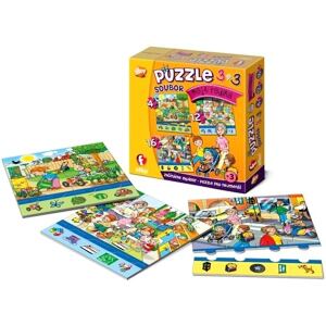 Efko Soubor puzzle 3v1 "Moje rodina"