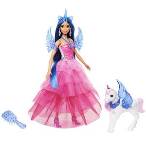 Mattel Barbie Panenka 65. výročí Safírový okřídlený jednorožec