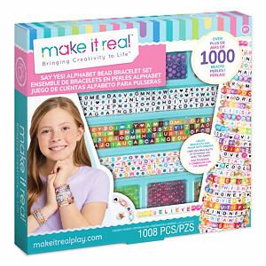Make It Real Sada korálků abecedy. Řekni Ano!