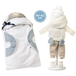 Llorens M740-03 obleček pro panenku miminko NEW BORN velikosti 40-42 cm