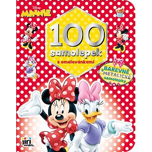 Jiri Models 100 samolepiek s omaľovánkami Minnie