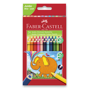 FABER-CASTELL Pastelky Extra Jumbo 24 barev